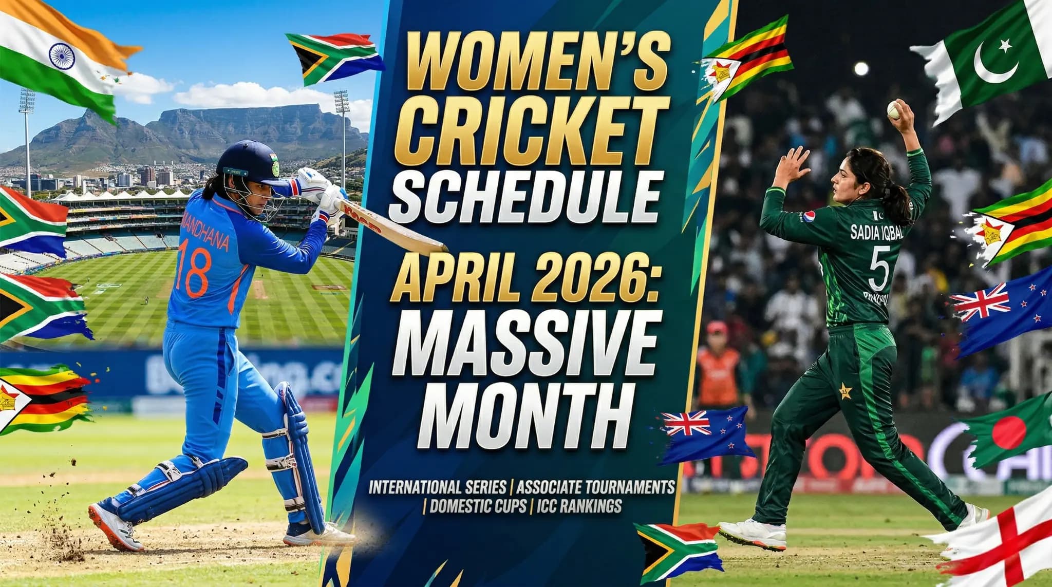 Women’s Cricket Schedule April 2026: Every International and Domestic Series Guide