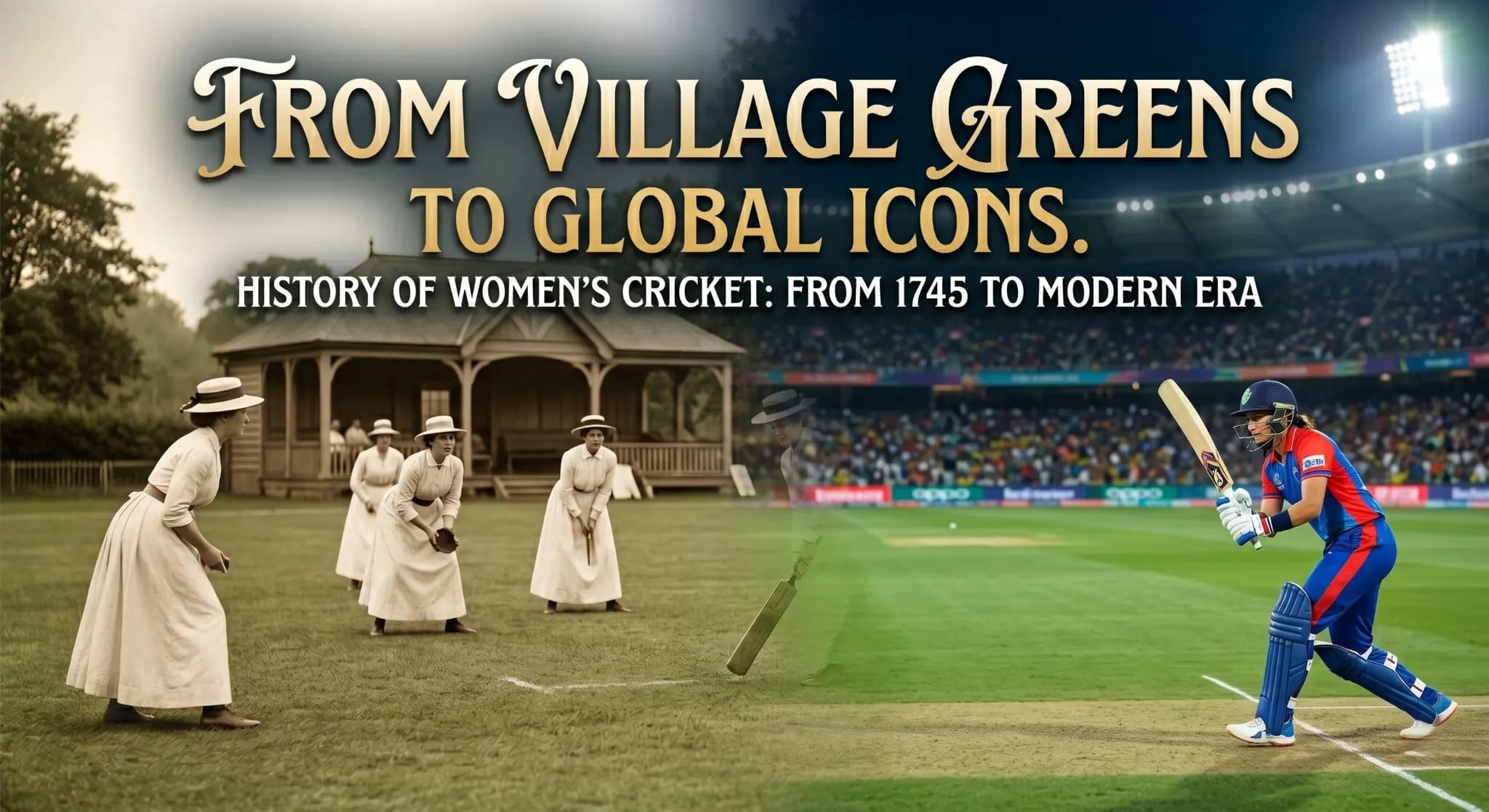 The History of Women's Cricket: From 1745 to Modern Era