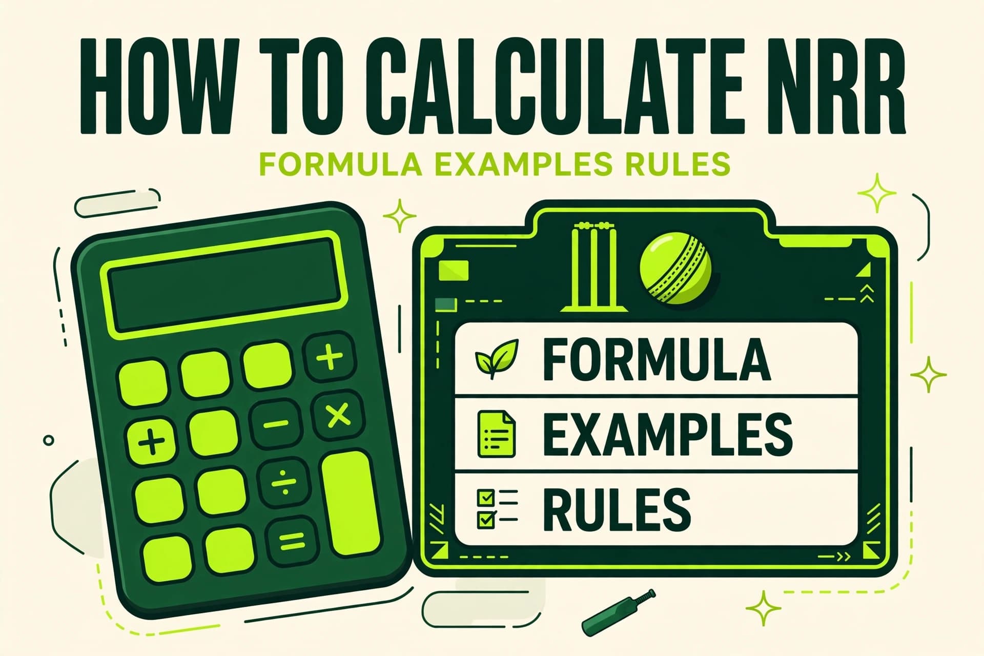 How to Calculate NRR in Cricket: Formula, Examples and Rules