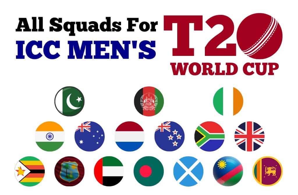 All Teams Squads For ICC Men’s T20 World Cup 2022