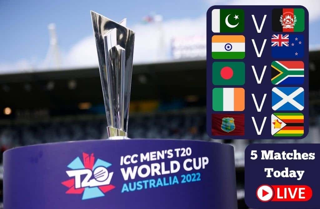 5 Matches Today: T20 World Cup 2022