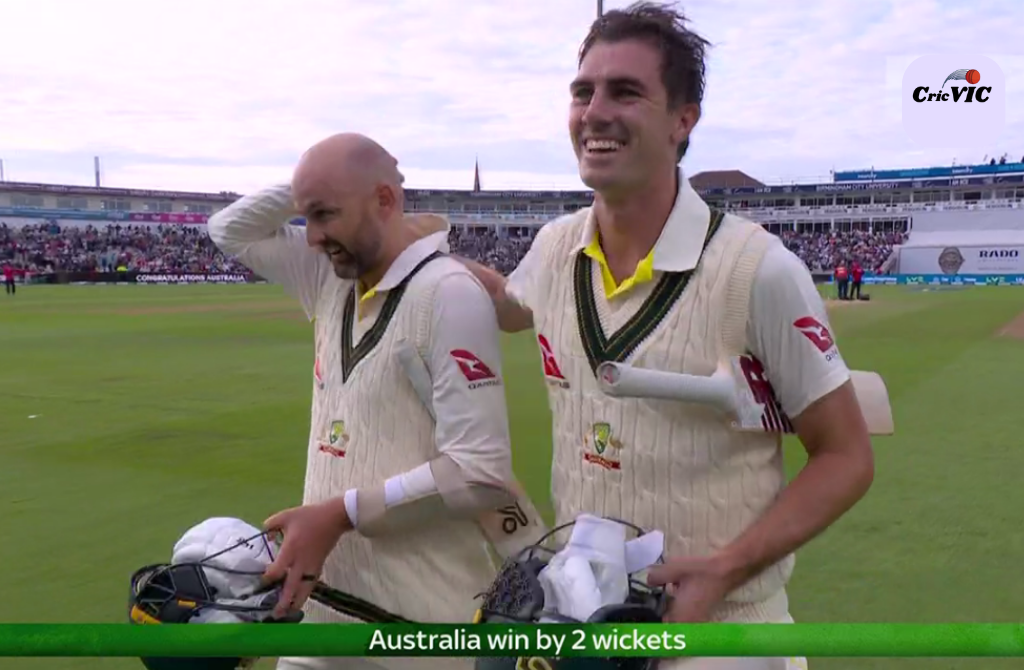 Australia Snatch The First Ashes Test